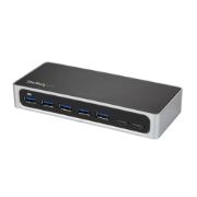 Image de StarTech.com Hub USB-C à 7 ports avec alimentation externe - USB Type-C vers 5x USB A et 2x USB-C - USB 3.0 - 5Gbps (HB30C5A2CSC)