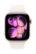 Image de Apple Bracelet Sport rose tendre 42 mm - M/L (MXLP3ZM/A)