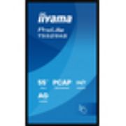 Image de iiyama Écran d'affichage dynamique En forme de kiosk 138,7 cm (54.6") LED Wifi 450 cd/m² 4K Ultra HD Noir Écran tactile Intégré dans le processeur Android 24/7 (T5529AS-B1AG)