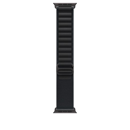 Image de Apple Boucle Alpine noir 49 mm - Medium - Finition titane noir (MG9H4ZM/A)