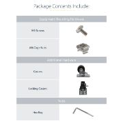 Image de StarTech.com Rack Serveur Mobile 42U à 2 Mâts, Rack Réseau 19" à 2 Mâts avec Roulettes, Rack Ouvert Roulant pour Équipement AV/Data/Media/IT, Rack Ordinateur pour la Maison/B ... (2POSTRACK42)