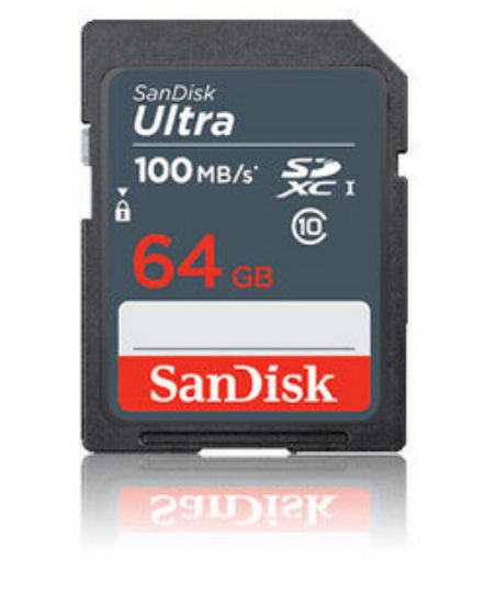Image de SanDisk Ultra 64 Go SDXC UHS-I Classe 10 (SDSDUNR-064G-GN3IN)