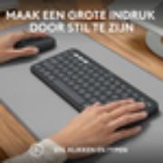 Image de Logitech Pebble 2 Combo clavier Souris incluse Universel RF sans fil + Bluetooth AZERTY Français Graphite (920-012209)