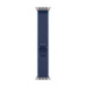 Image de Apple Boucle Trail bleu/bleu vif 49 mm - M/L - Finition titane naturel (MFT74ZM/A)