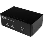 Image de StarTech.com Switch KVM DisplayPort double affichage à 2 ports - 4K 60 Hz (SV231DPDDUA2)