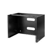 Image de StarTech.com Support Mural pour Baie de Brassage 8U - Profondeur de 13,75" - Rack pour Panneau de Brassage 19" pour Équipement Réseau Peu Profond - Capacité de 36kg (WALLMOUNT8)
