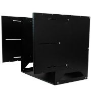 Image de StarTech.com Rack Réseau Mural 8U à 2 Montants avec Étagère Intégrée, Rack de Données Mural avec Profondeur Ajustable pour Équipement AV/Ordinateur/IT, Petit Rack de Serveur ... (WALLSHELF8U)