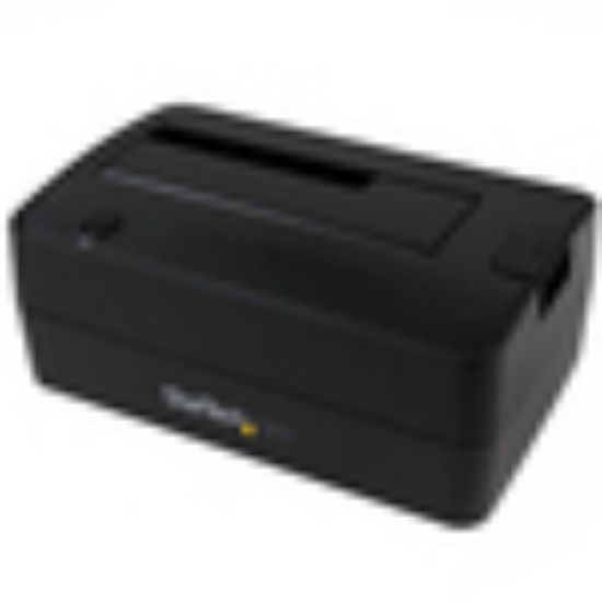 Image de StarTech.com Station d'Accueil pour Disque Dur USB 3.1 à SATA à Baie Unique, Dock pour Disque Dur USB 3.1 (10 Gbps), Station d'Accueil pour HDD/SSD Externe 2.5/3.5" SATA III, C ... (SDOCKU313)