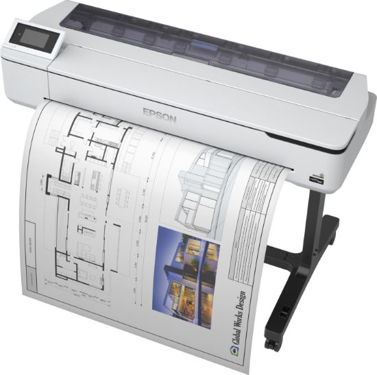 Image de Epson SureColor SC-T5100 - Wireless Printer (with Stand) (C11CF12301A0)