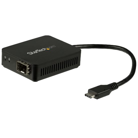 Image de StarTech.com Adaptateur réseau USB-C vers fibre optique Gigabit Ethernet avec SFP ouvert (US1GC30SFP)