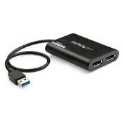 Image de StarTech.com Adaptateur USB 3.0 vers double DisplayPort 4K 60 Hz (USB32DP24K60)
