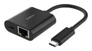 Image de Belkin USB-C to Ethernet, Charge Adapter 100W Station d'accueil - Noir (INC019BTBK)