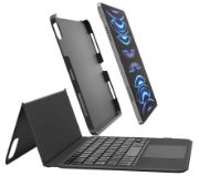 Image de Belkin Étui-clavier Everyday avec support pour iPad Air 10.9" et iPad Pro 11" - AZERTY - Noir (BBZ001FR-V1)