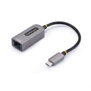 Image de StarTech.com Adaptateur 2.5GbE USB-C vers Ethernet, NBASE-T NIC, USB 3.0 Type-C 2.5/1G Réseau Multi Speed, Compatible Thunderbolt, Windows & Mac (C22G-USB-ETHERNET)