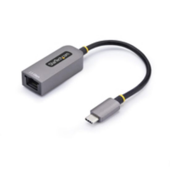 Image de StarTech.com Adaptateur 2.5GbE USB-C vers Ethernet, NBASE-T NIC, USB 3.0 Type-C 2.5/1G Réseau Multi Speed, Compatible Thunderbolt, Windows & Mac (C22G-USB-ETHERNET)
