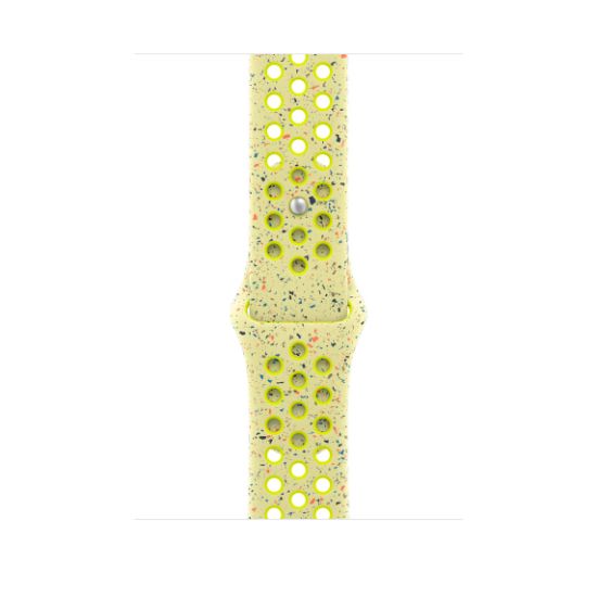 Image de Apple Bracelet Sport Nike Volt Splash 46 mm - M/L - Jaune (MGC14ZM/A)