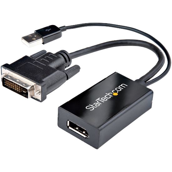 Image de StarTech.com Adaptateur DVI vers DisplayPort avec alimentation USB - 1920 x 1200 (DVI2DP2)