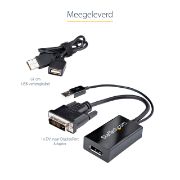 Image de StarTech.com Adaptateur DVI vers DisplayPort avec alimentation USB - 1920 x 1200 (DVI2DP2)