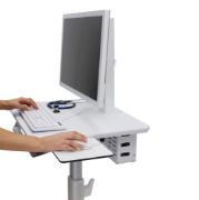 Image de Ergotron Chariot StyleView Lean WOW™, SV10 - Blanc (SV10-1300-0)