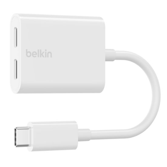 Image de Belkin hub & concentrateur USB Type-C Blanc (F7U081BTWH)