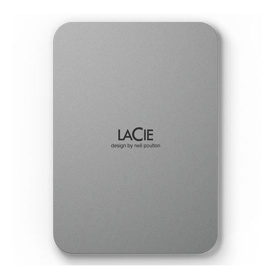 Image de Seagate Lacie Mobile Drive disque dur externe 4 To USB Type-C 3.2 Gen 1 (3.1 Gen 1) Argent (STLP4000400)