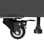 Image de StarTech.com Armoire Rack Serveur 22U à 4 Montants, Armoire Verrouillable 19" pour Ordinateur/AV/Équipement IT, Rack Réseau pour Bureau/Domicile avec Roulettes et Rails de Mont ... (RK2236BKF)