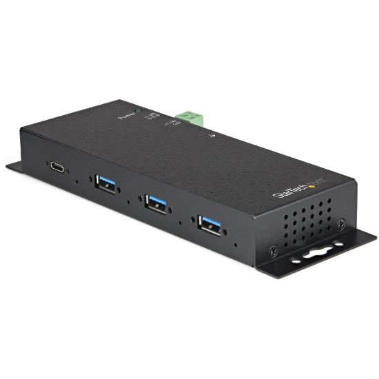 Image de StarTech.com Hub USB C 4 ports 10Gbps - Hub USB Type-C industriel en métal avec 3xUSB-A & 1xUSB-C - Protection ESD & Surtension - USB-C ou USB-A Host - Hub USB 3.2 Gen 2 auto ... (HB31C3A1CME)
