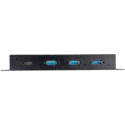Image de StarTech.com Hub USB C 4 ports 10Gbps - Hub USB Type-C industriel en métal avec 3xUSB-A & 1xUSB-C - Protection ESD & Surtension - USB-C ou USB-A Host - Hub USB 3.2 Gen 2 auto ... (HB31C3A1CME)