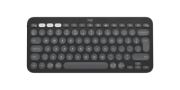 Image de Logitech Pebble Keys 2 K380s clavier Universel RF sans fil + Bluetooth QWERTY US International Graphite (920-011851)