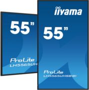 Image de iiyama Écran d'affichage dynamique En forme de kiosk 138,7 cm (54.6") LED Wifi 800 cd/m² 4K Ultra HD Noir Intégré dans le processeur Android 11 24/7 (LH5565UHSB-B1)