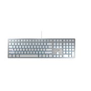 Image de CHERRY KC 6000 SLIM FOR MAC clavier Bureau USB QWERTY Nordique Argent (JK-1610PN-1)