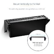 Image de StarTech.com Rack Vertical 19" 3U à Montage Mural - Support Mural 19" de Panneau de Brassage pour Data/AV/IT/Ordinateur - Rack 3U pour Armoire et Salle de Serveurs - Support d ... (RK319WALLV)