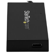 Image de StarTech.com Hub USB 3.0 4 Ports - Hub USB Type-A avec 1x USB-C et 3x USB-A SuperSpeed - Alimentation par Bus USB - Hub Adaptateur USB 3.2 Gen 1 (5Gbps) - Hub USB Portable (HB30A3A1CFB)