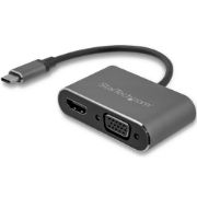 Image de StarTech.com Adaptateur multiport AV numérique USB-C - VGA et HDMI (CDP2HDVGA)