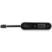 Image de StarTech.com Adaptateur multiport AV numérique USB-C - VGA et HDMI (CDP2HDVGA)