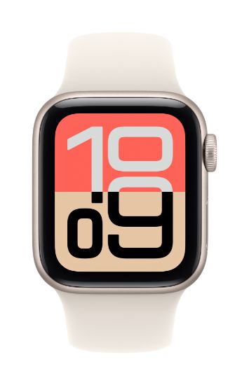 Image de Apple Bracelet Sport lumière stellaire 40 mm - S/M - Beige (MYJ33ZM/A)