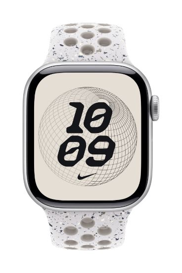 Image de Apple Bracelet Sport Nike Gris voilé 42 mm - M/L (MGAJ4ZM/A)