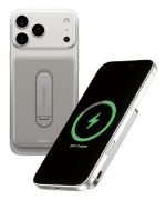 Image de PanzerGlass empower™ by ® empower™ Bank w. Spin Stand | 5000mAh | Titanium Recharge sans fil Titane (EM34876)