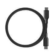 Image de PanzerGlass empower™ by ® Magnetic 240W USB-C to USB-C Cable | USB 2.0 | 1.5M | Space Black câble USB 1,5 m Transparent (EM68208)
