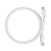Image de PanzerGlass empower™ by ® Magnetic 240W USB-C to USB-C Cable | USB 2.0 | 1.5M | Silver White câble USB Blanc (EM84572)