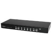 Image de StarTech.com Kit de commutateur KVM USB à montage sur rack 1U 8 ports avec affichage à l'écran et câbles (SV831DUSBUK)