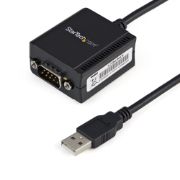 Image de StarTech.com Câble adaptateur de 1,80 m USB vers série DB9 RS232 - Chipset FTDI (ICUSB2321F)