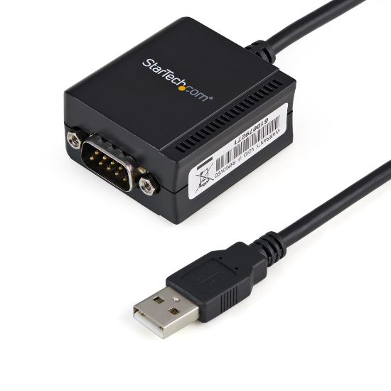 Image de StarTech.com Câble adaptateur de 1,80 m USB vers série DB9 RS232 - Chipset FTDI (ICUSB2321F)