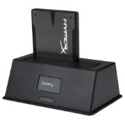 Image de StarTech.com Station d'Accueil pour Disque Dur USB 3.0 à SATA à Baie Unique, Dock pour Disque Dur USB 3.0 (5 Gbps), Dock pour HDD/SSD Externe 2,5/3,5" SATA I/II/III, Baie pour ... (SDOCKU33BV)
