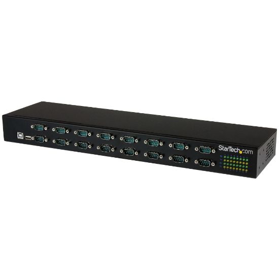 Image de StarTech.com Hub série RS232 à 16 ports - Adaptateur USB vers 16x DB9 RS232 à montage en rack (ICUSB23216FD)