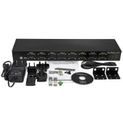 Image de StarTech.com Hub série RS232 à 16 ports - Adaptateur USB vers 16x DB9 RS232 à montage en rack (ICUSB23216FD)