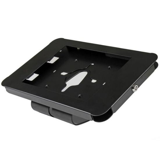 Image de StarTech.com Support de tablette à fixation sur bureau ou au mur avec verrouillage pour iPad - Acier (SECTBLTPOS)