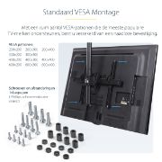 Image de StarTech.com Support TV au Plafond - Support Universel pour Écran Unique avec Mât Télescopique Réglable - Inclinable/Pivotant - Support VESA pour Écrans 32"-75" (FPCEILPTBLP)