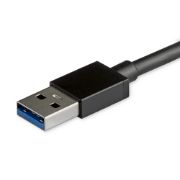 Image de StarTech.com Hub USB 3.0 4 Ports -USB-A vers 4x USB 3.0 Type-A avec 1x Interrupteur On/Off par Port- SuperSpeed USB 3.2 Gen 1 (5Gbps) - Alimenté par Bus - Portable - Câble 25 c ... (HB30A4AIB)