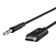 Image de Belkin RockStar™ 3.5mm Audio Cable with USB-C™ Connector câble audio USB C 3,5mm Noir (F7U079BT03-BLK)